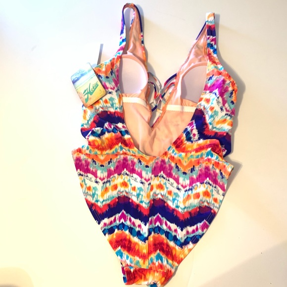 🌼NWT HOBIE ONE PIECE SWIMSUIT SIZE MEDIUM - Picture 4 of 6